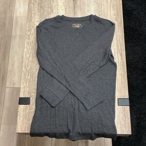 7 Diamonds Charcoal Long Sleeve Tee